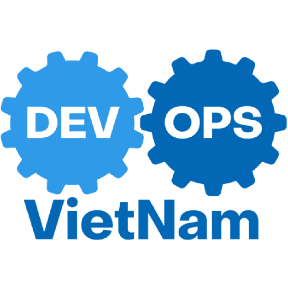 DevOps VietNam Logo Dọc Color