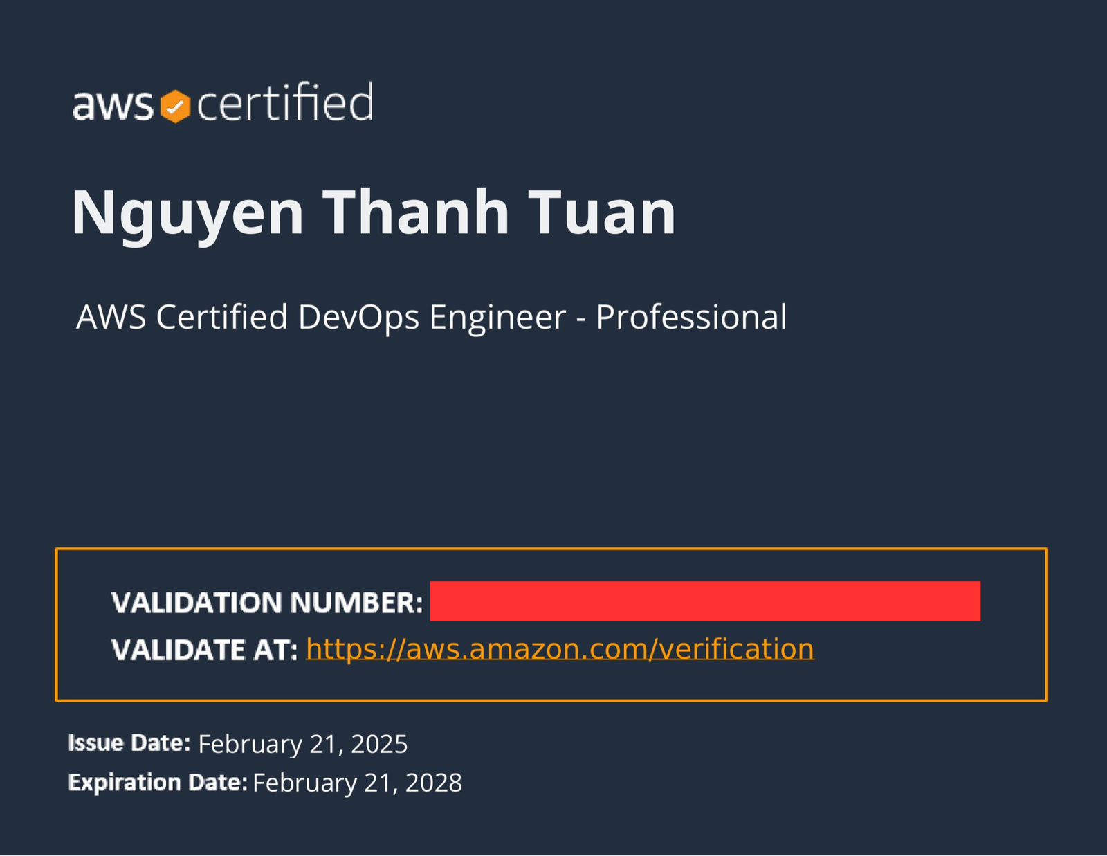 AWS DevOps Cert