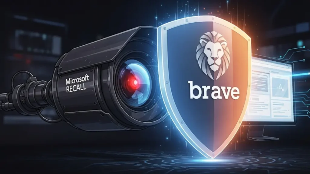 Brave chính thức chặn Microsoft Recall chụp ảnh màn hình khi duyệt web