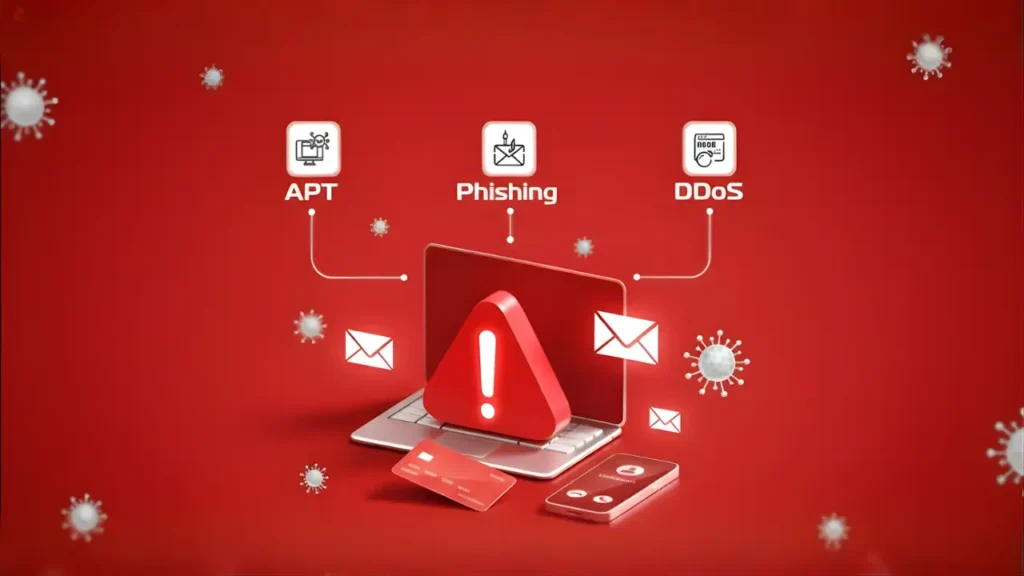 Hệ thống tài chính 24/7 đối diện bộ ba tấn công nguy hiểm: APT, Phishing và DDoS