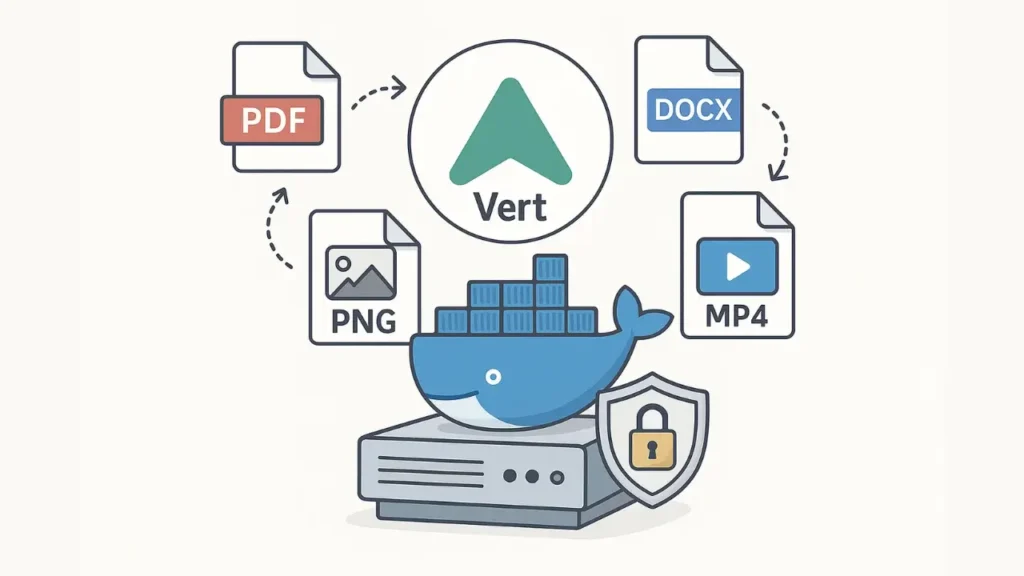 Vert: Công cụ chuyển đổi file đa năng, hỗ trợ self-host qua Docker để đảm bảo riêng tư
