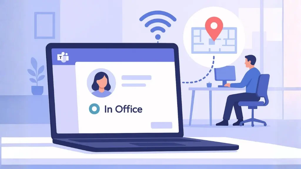 Microsoft Teams cho phép tự động xác định và cập nhật vị trí làm việc tại văn phòng qua Wi-Fi