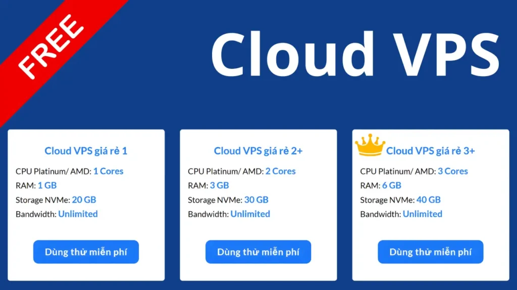 Cách nhận VPS miễn phí cấu hình 6G RAM 3vCPU từ dataonline.vn