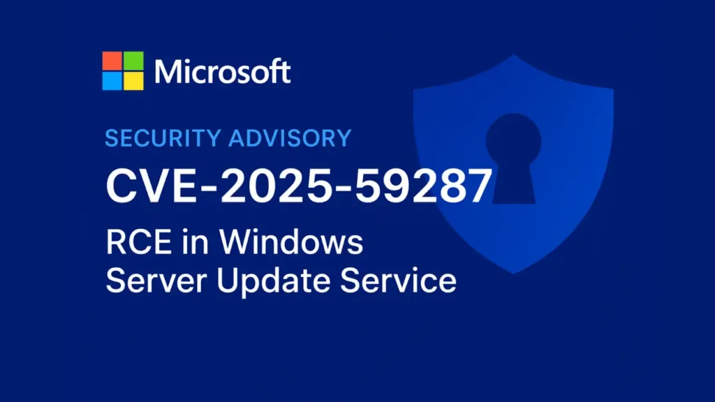 Microsoft vá khẩn cấp lỗ hổng CVE-2025-59287 trong WSUS do đang bị khai thác tích cực