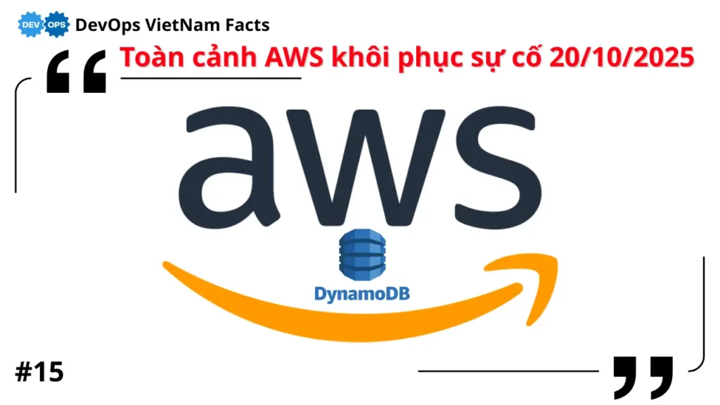 Fact: Toàn cảnh AWS khôi phục hệ thống sau sự cố DNS DynamoDB trong 15 giờ