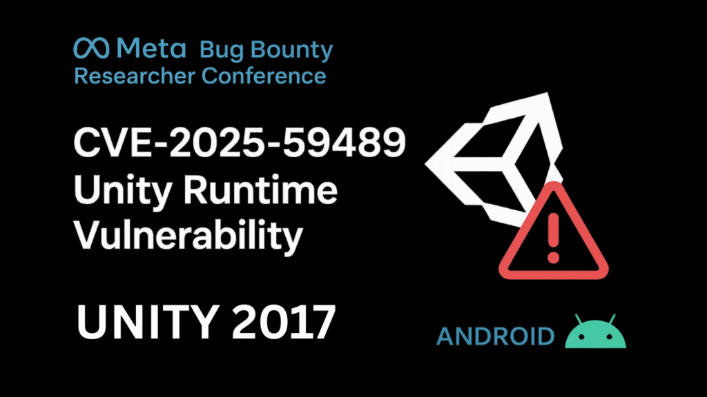 Phân tích CVE-2025-59489: Lỗ hổng trong Unity Runtime cho phép chiếm quyền ứng dụng Android qua Intent