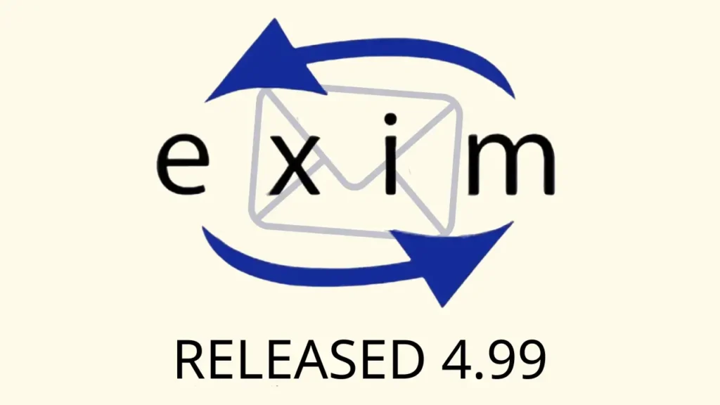 Exim 4.99 ra mắt: Vá lỗi DKIM/TLS, loại bỏ TCP Wrappers và tăng hiệu suất gửi mail