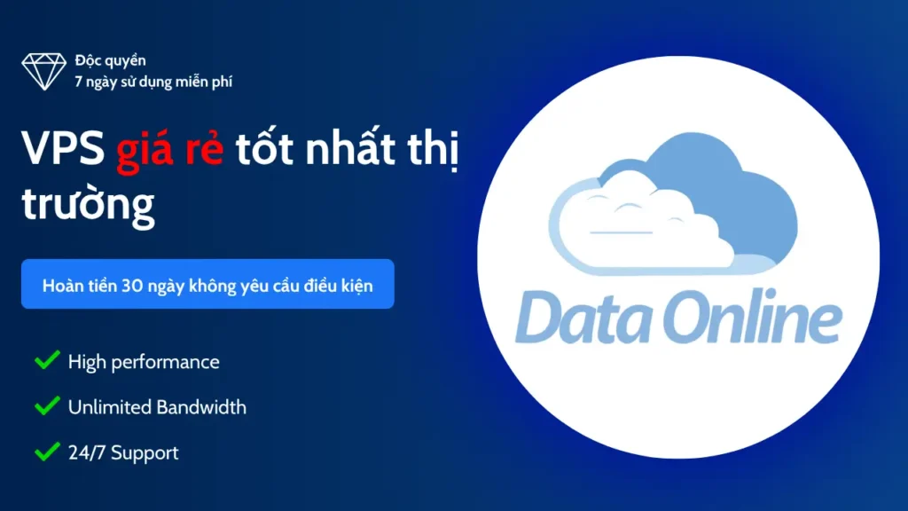 DataOnline: Lựa Chọn Hàng Đầu Cho Cloud VPS Giá Rẻ Hiệu Năng Cao