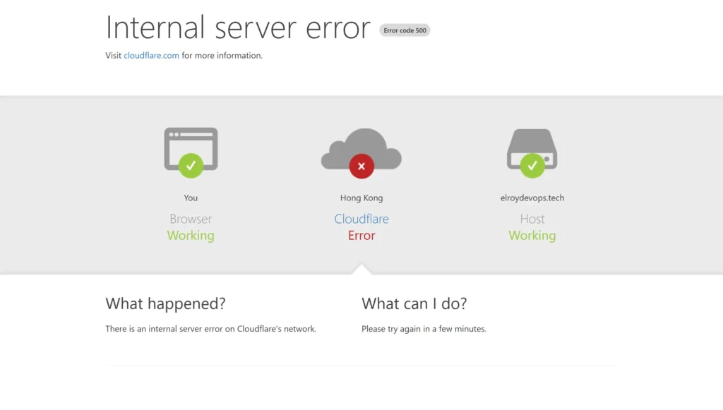 Cloudflare sập? Cloudflare gặp sự cố trên diện rộng ngày 18.11.2025