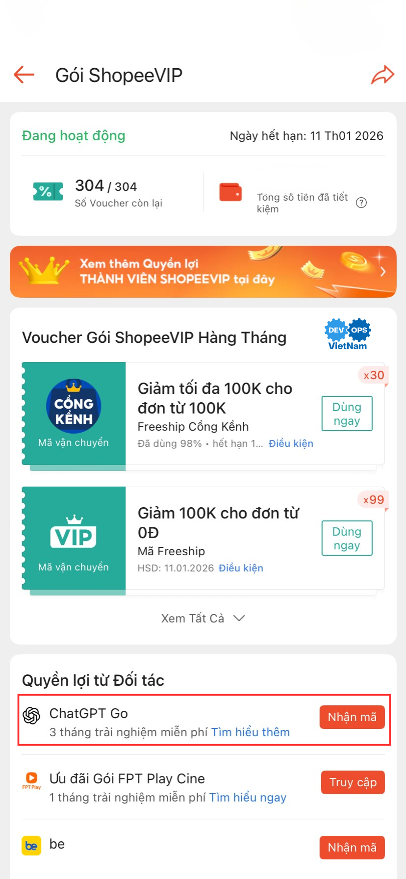 ChatGPT Go miễn phí