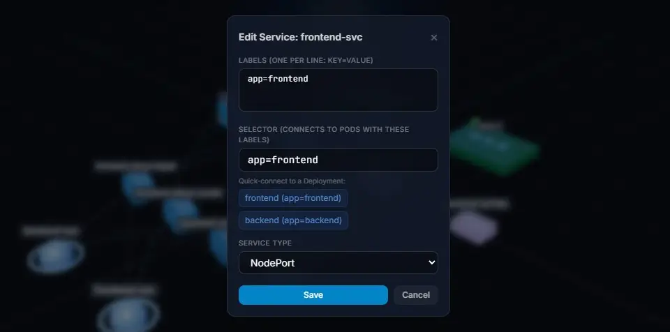 Service NodePort trong K8s Games
