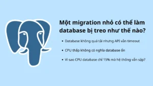 Một migration nhỏ có thể làm database bị treo như thế nào?