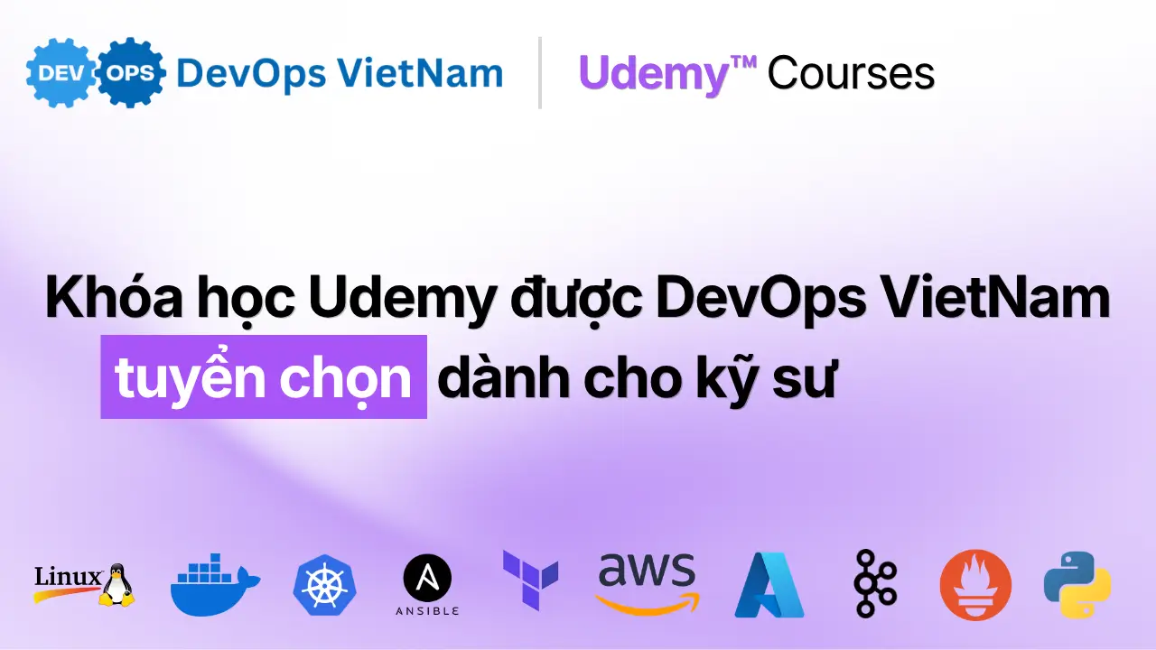 Khóa học DevOps, SRE và Cloud tuyển chọn trên Udemy